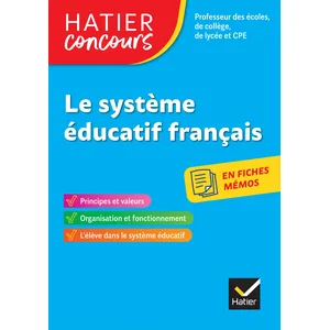 Hatier Le Système Éducatif Français pas cher