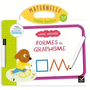 Hatier Livre ardoise Formes et graphisme petite section pas cher