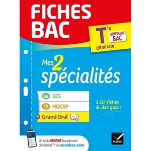 Hatier Mes 2 Spécialités Tle Générale : Ses, Hggsp & Grand Oral pas cher