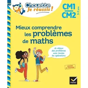 Comparateur de prix : Hatier Mieux comprendre les problèmes de maths CM1/CM2: cahier de soutien en maths