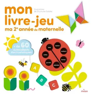 Editions Milan Mon Livre-Jeu - Ma Deuxième Année De Maternelle pas cher