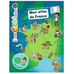 Editions Milan Mon atlas de France pas cher