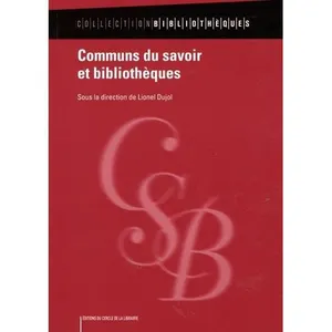 Communs Du Savoir Et Bibliothèques pas cher