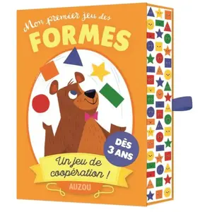 PHILIPPE AUZOU Jeu de formes coopératif - Mon premier jeu des formes - Famille de 5 formes - Adapté maternelle pas cher
