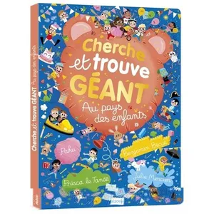 Auzou Éditions Livre Cherche et trouve géant - Au pays des enfants pas cher
