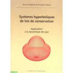 Ecole Polytechnique Eds Systèmes hyperboliques de lois de conservation pas cher