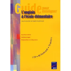 Comparateur de prix : Retz Eds Guide Pour Enseigner L'anglais À L'école Élémentaire - (1 Cd Audio)