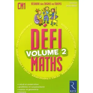Comparateur de prix : Retz Eds Défimaths Cm1 - Volume 2