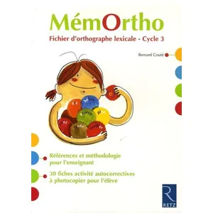 Comparateur de prix : Retz Eds Mémortho - Fichier D'orthographe Lexicale-Cycle 3