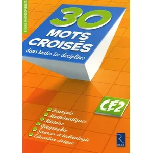 Comparateur de prix : Retz Eds 30 mots croisés dans toutes les disciplines