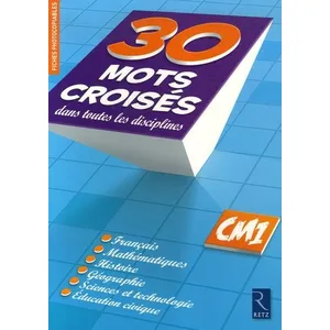Comparateur de prix : Retz Eds 30 mots croisés dans toutes les disciplines