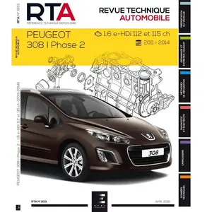 ETAI Revue technique auto pour PEUGEOT: 308 (Ref: 26217) pas cher