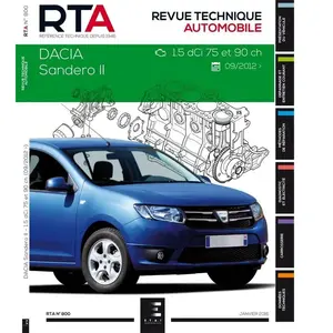 ETAI Revue technique auto pour DACIA: Sandero (Ref: 25909) pas cher