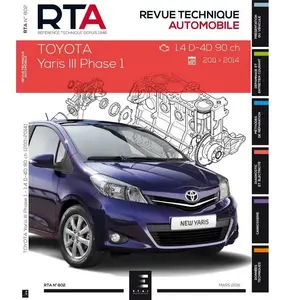 ETAI Revue technique auto pour TOYOTA: Yaris (Ref: 25907) pas cher