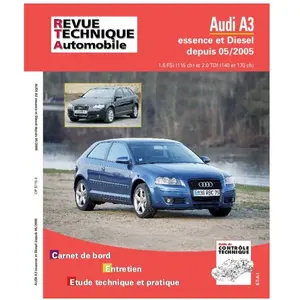 ETAI Revue Technique Pour Audi A3 Essence 1.6 Fsi Et 2.0 Tdi De 140-170 Jusqu'à 05-05 pas cher