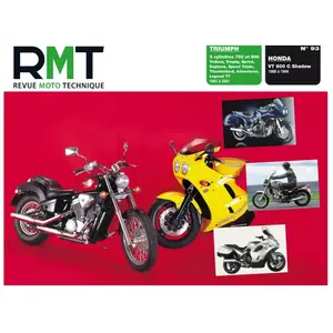 Revue Moto Technique Numero 93 : Honda Vt 600 Et Triumph 750-900Vendu paroscaro