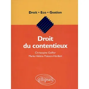 Ellipses Droit Du Contentieux pas cher