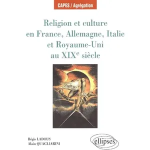 Ellipses Religion et Culture en France, Allemagne, Italie et Royaume-U... pas cher