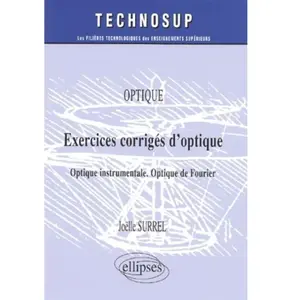 Comparateur de prix : Exercices corrigés d'optique - Optique instrumentale - Optique de Fourier - Niveau A