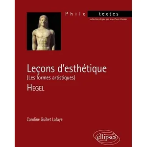 Comparateur de prix : Ellipses Leçons D'esthétique - Les Formes Artistiques , Hegel