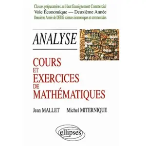 Comparateur de prix : Cours et exercices de mathématiques - Analyse - Tome 5 - HEC voie économique - 2e année