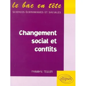 Ellipses Changement social et conflits pas cher