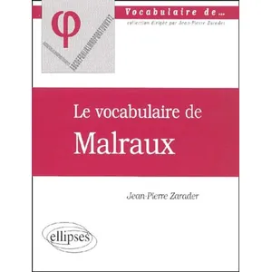 Comparateur de prix : Ellipses Le vocabulaire de Malraux