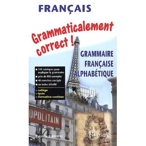Comparateur de prix : Ellipses Grammaticalement Correct ! Grammaire Française Alphabétique