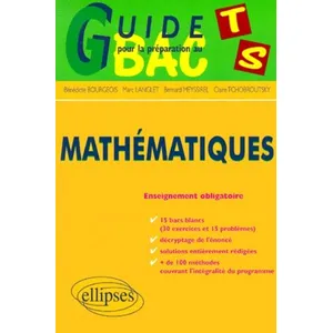 Ellipses Mathématiques Terminale S pas cher