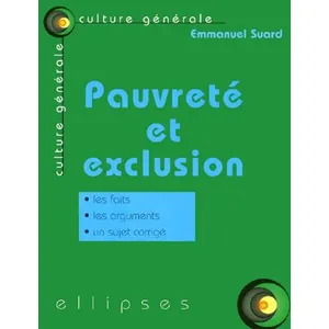 Ellipses Pauvreté Et Exclusion pas cher
