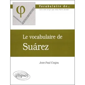 Ellipses Le Vocabulaire De Suarez