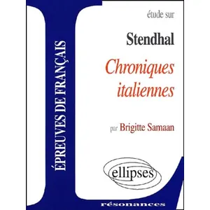 Ellipses Chroniques Italiennes De Stendhal pas cher