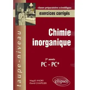 Comparateur de prix : Chimie inorganique PC-PC*- Exercices corrigés