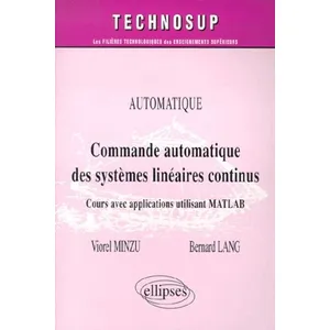 Ellipses Commande automatique de systèmes linéaires continus - Cours a... pas cher