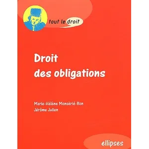 Ellipses Droit des obligations pas cher