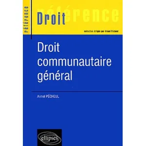 Ellipses Droit communautaire général pas cher