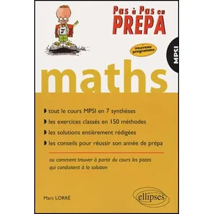 Ellipses Mathématiques Mpsi pas cher