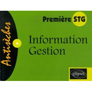 Comparateur de prix : Ellipses Information Gestion 1e Stg