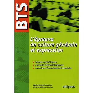 Comparateur de prix : Ellipses Culture Générale Et Expression Bts