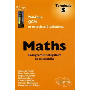 Ellipses Maths Tle S - Qcm Et Exercices À Initiatives pas cher