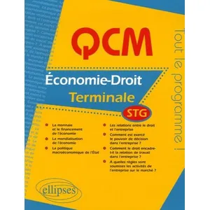 Ellipses Qcm Economie-Droit Tle Stg pas cher