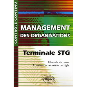 Ellipses Management Des Organisations Tle Stg pas cher