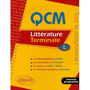 Ellipses Qcm Littérature Tle L pas cher