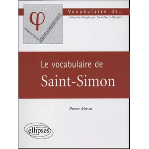 Comparateur de prix : Ellipses Le Vocabulaire De Saint-Simon
