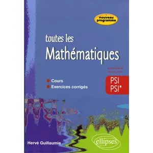 Comparateur de prix : Ellipses Toutes Les Mathématiques Psi-Psi*