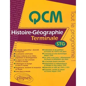 Comparateur de prix : Ellipses Qcm Histoire-Géographie Tle Stg