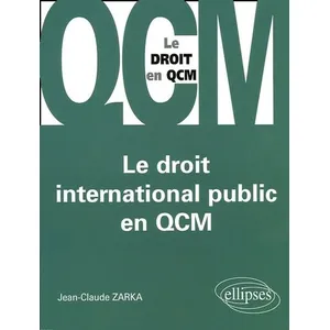 Ellipses Le droit international public en QCM pas cher