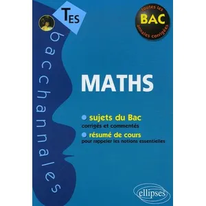 Ellipses Mathématiques Tle Es - Enseignement Obligatoire Et De Spécialité pas cher