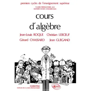 Ellipses Cours D'algebre pas cher