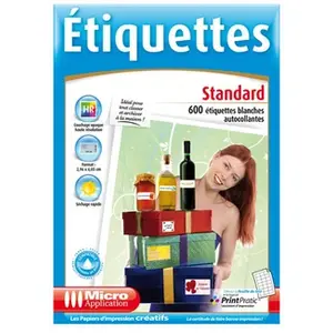 Micro Application étiquettes standard pas cher